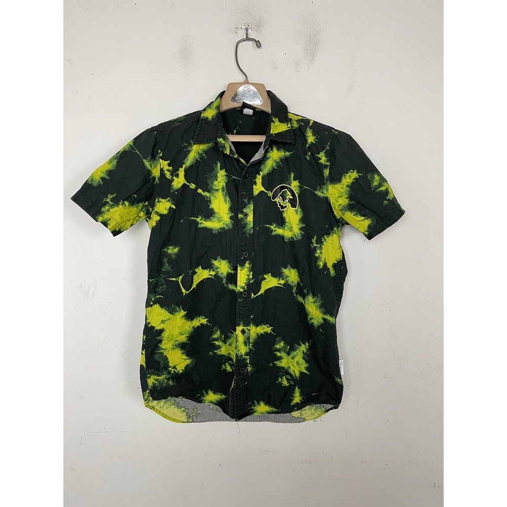 Disney Men Shirt Small Nightmare Before Christmas Halloween Tie Dye Our Universe